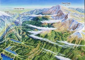 Map Of Pikes Peak Colorado Map Of Pike S Peak Highway This is An Amazing Road Trip if You Re