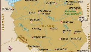 Map Of Poland In Europe Map Of Poland