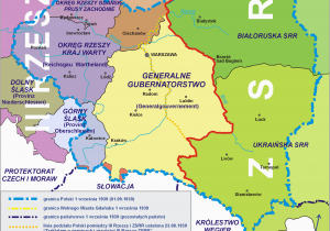 Map Of Poland In Europe Polish areas Annexed by Nazi Germany Wikipedia
