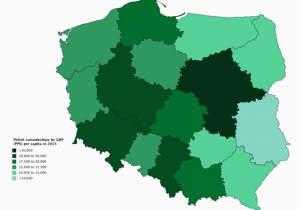 Map Of Poland Ohio List Of Polish Voivodeships by Grp Per Capita Wikiwand