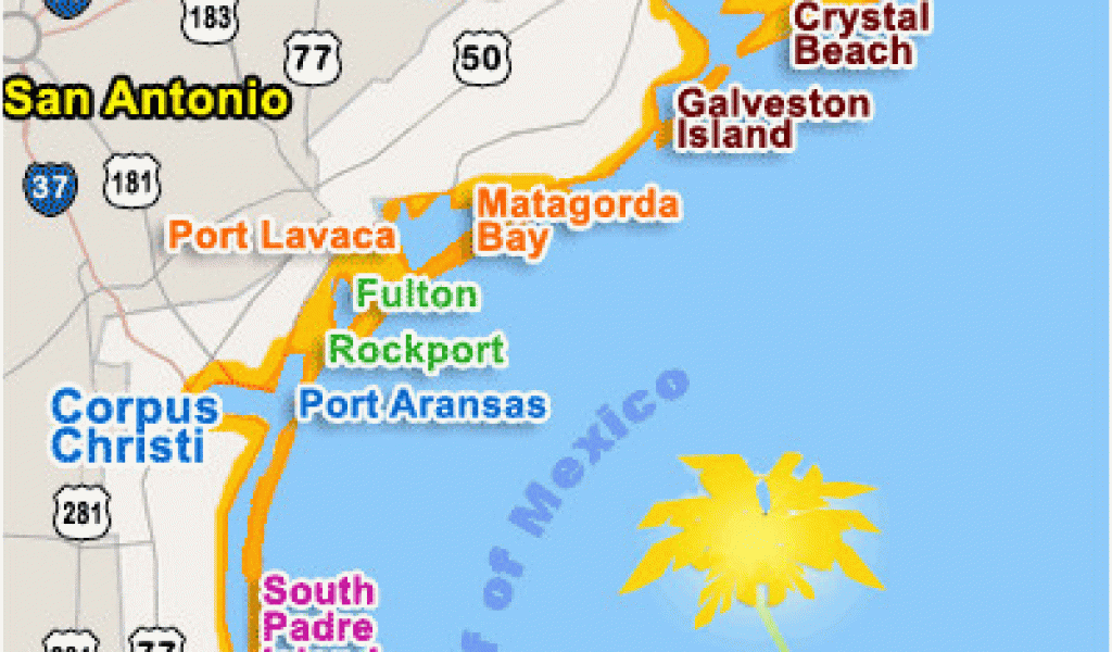 Map Of Port Aransas Texas Map Of Corpus Christi Beaches Beautiful Map