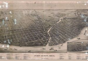 Map Of Port Huron Michigan Map Of Port Huron Michigan 1894 Year 1894 City Port Huron