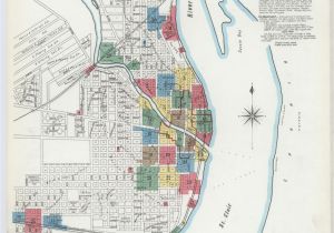 Map Of Port Huron Michigan Sanborn Fire Insurance Map From Port Huron Saint Clair County