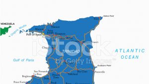 Map Of Port Of Spain Trinidad and tobago Trinidad tobago Karte Stock Vector Freeimages Com