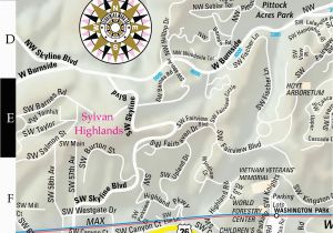 Map Of Portland oregon area Streetwise Portland Map Laminated City Center Street Map Of