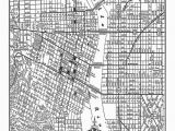 Map Of Portland Texas Portland Street Map Vintage Print Poster Black and White Products