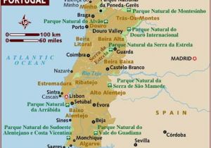 Map Of Portugal and Spain with Cities Map Of Portugal