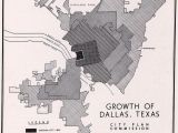 Map Of Post Texas This 1943 Map is From that Year S Master Plan for Post Wwii Dallas