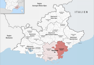 Map Of Provence Region France Arrondissement Draguignan Wikipedia