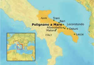 Map Of Puglia Region Italy 2018 Aca Apulia Undiscovered Italy Unc General Alumni association