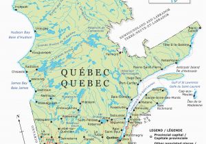 Map Of Quebec Canada with Cities Guide to Canadian Provinces and Territories