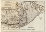 Map Of Quebec City Canada Old Map Of Quebec City and fortifications Canada 1759