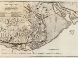 Map Of Quebec City Canada Old Map Of Quebec City and fortifications Canada 1759