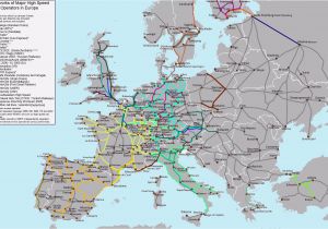 Map Of Rail Lines In Europe Map Of Europe Europe Map Huge Repository Of European