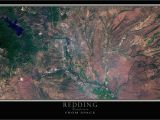 Map Of Redding California Redding California Satellite Poster Map Pinterest Redding