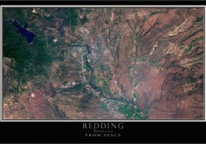 Map Of Redding California Redding California Satellite Poster Map Pinterest Redding