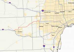 Map Of Redford Michigan M 14 Michigan Highway Wikipedia