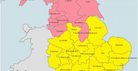 Map Of Regency England to Find the Right Bishop for the Wedding License Map Of Dioceses