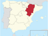 Map Of Regions In Spain Aragon Wikipedia