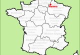 Map Of Reims France Reims France Map