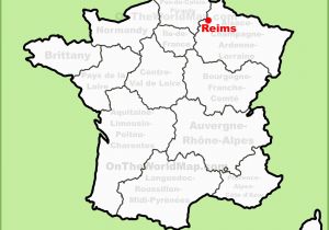 Map Of Reims France Reims France Map