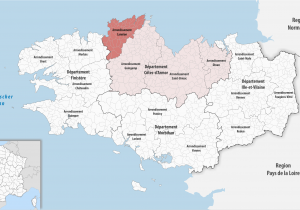 Map Of Rennes France Arrondissement Lannion Wikipedia