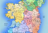 Map Of Republic Of Ireland Showing Counties Detailed Large Map Of Ireland Administrative Map Of Ireland