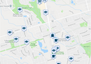 Map Of Richmond Hill Ontario Canada 26 Thornbush Court Richmond Hill On Walk Score