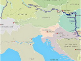 Map Of River Danube In Europe Danube Map Danube River byzantine Roman and Medieval