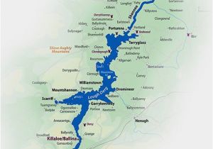 Map Of River Shannon Ireland Hire A Cruiser On Lough Derg Explore the Shannon In Autumn
