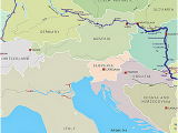 Map Of Rivers In Europe Danube Map Danube River byzantine Roman and Medieval