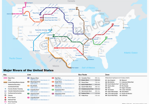 Map Of Rivers In France the Rivers Of the United States as A Subway Map Maps Subway Map