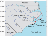 Map Of Rivers In north Carolina Location Map Oyster Reserve Sites In Pamlico sound north Carolina