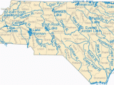 Map Of Rivers In north Carolina Map Of north Carolina