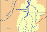 Map Of Rivers In Ohio Monongahela River Wikipedia