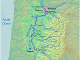 Map Of Rivers In oregon A Map Of the Willamette River Its Drainage Basin Major Tributaries