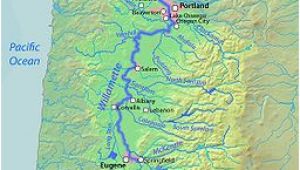 Map Of Rivers In oregon A Map Of the Willamette River Its Drainage Basin Major Tributaries