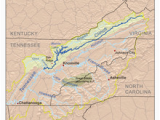 Map Of Rivers In Tennessee Clinch River Wikipedia