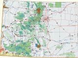 Map Of Road Closures In Colorado Colorado Dispersed Camping Information Map