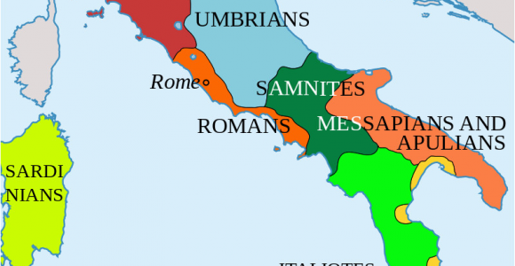 Map Of Roman Italy Italy In 400 Bc Roman Maps Italy History Roman Empire Italy Map