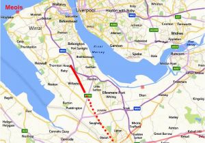 Map Of Roman Roads In England Roman Roads In Cheshire