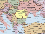 Map Of Romania In Europe Map Of Romania Surrounding Countries Cartography