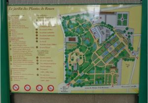 Map Of Rouen France Le Plan Du Jardin Bild Von Jardin Des Plantes Rouen