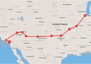 Map Of Route 66 From Chicago to California Map Route 66 Map Drove It Many Times as A Child Tulsa