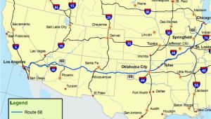 Map Of Route 66 From Chicago to California Maps Of Route 66 Plan Your Road Trip