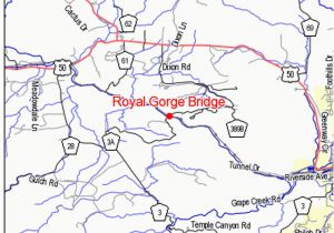 Map Of Royal Gorge Colorado Royal Gorge Bridge Data Photos Plans Wikiarquitectura