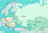 Map Of Russia and Eastern Europe Map Of Russia and Eastern Europe