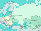 Map Of Russia and Eastern Europe Map Of Russia and Eastern Europe
