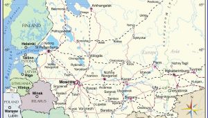 Map Of Russia and Eastern Europe Map Of Russia and Eastern Europe