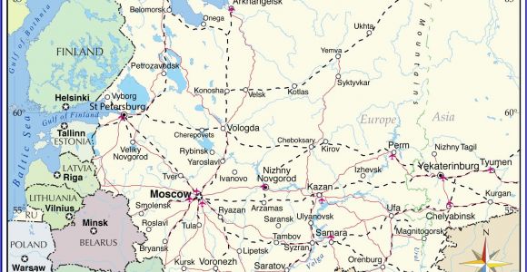 Map Of Russia and Eastern Europe Map Of Russia and Eastern Europe